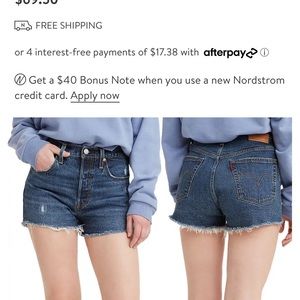 Levis 501 shorts